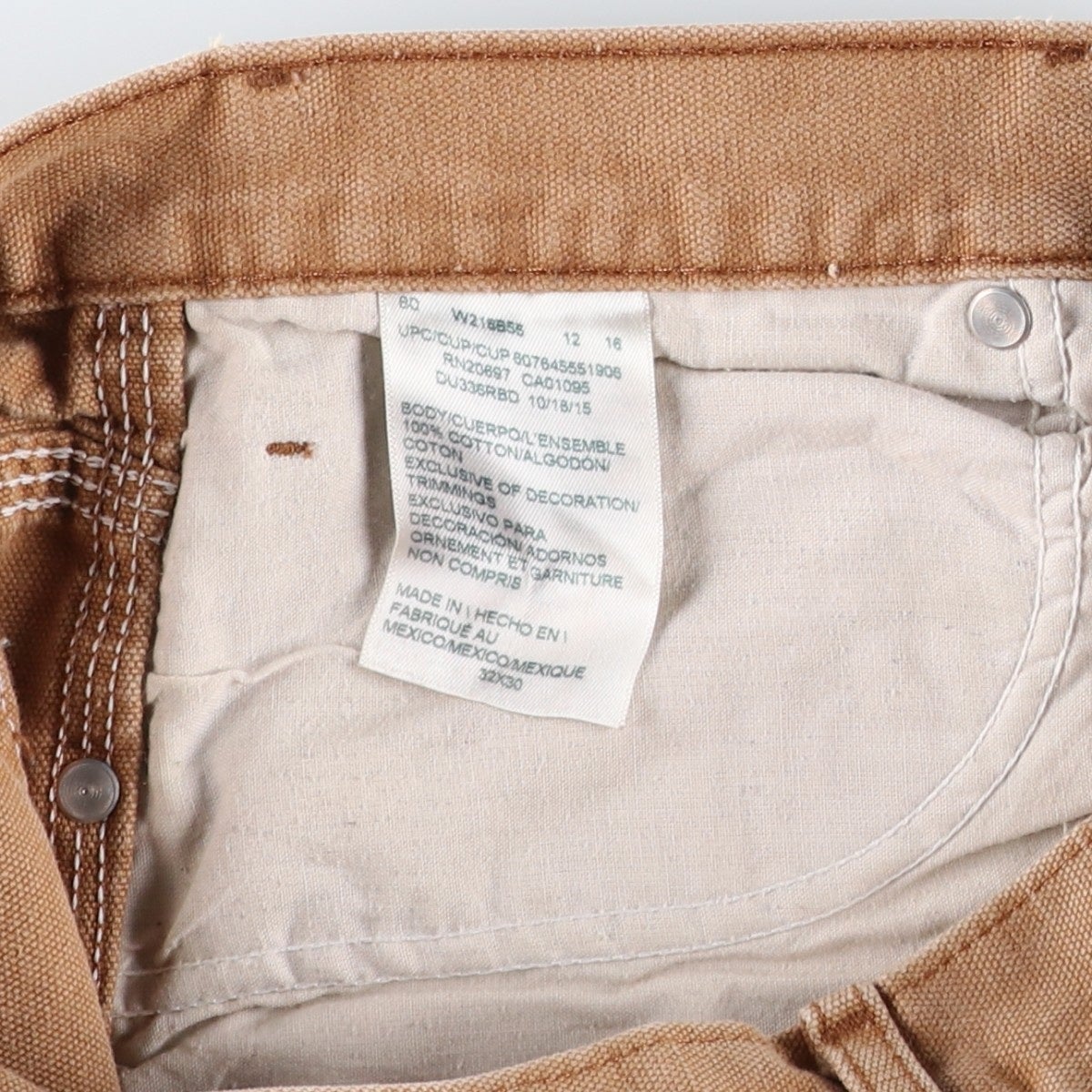 古着 ディッキーズ Dickies ダックペインターパンツ メンズw34相当