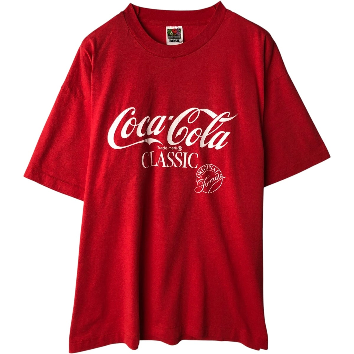 古着 90年代 フルーツオブザルーム FRUIT OF THE LOOM COCA-COLA