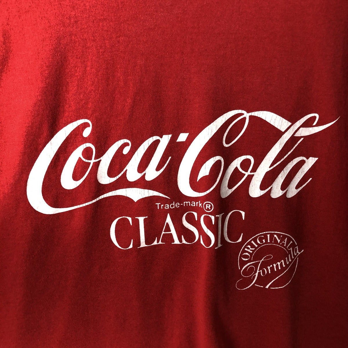 古着 90年代 フルーツオブザルーム FRUIT OF THE LOOM COCA-COLA