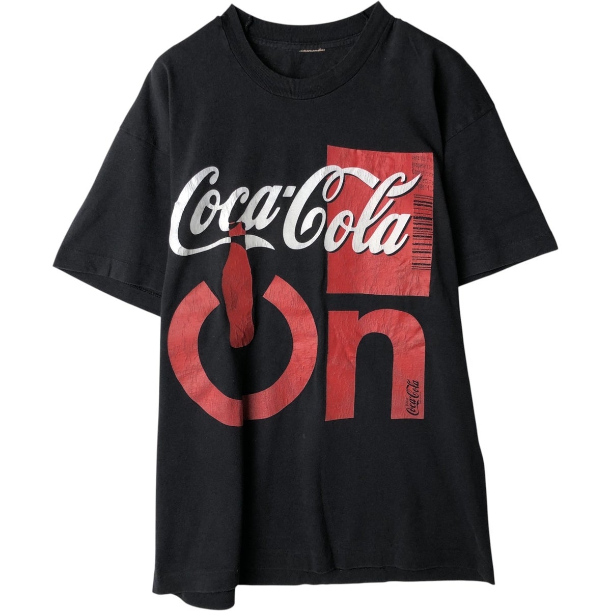 古着 ～90年代 COCA-COLA コカコーラ アドバタイジングTシャツ メンズM