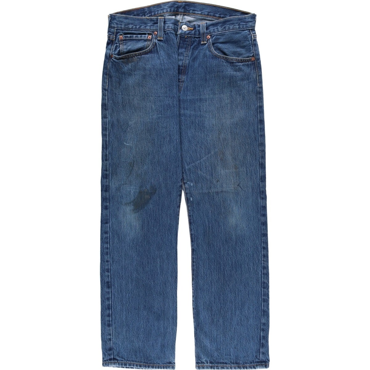 Outwear Clothing ストレートデニム 日本製サイズ33 中古、古着 古着 リーバイス Levis 501 STRAIGHT FIT ブラックデニム ストレート