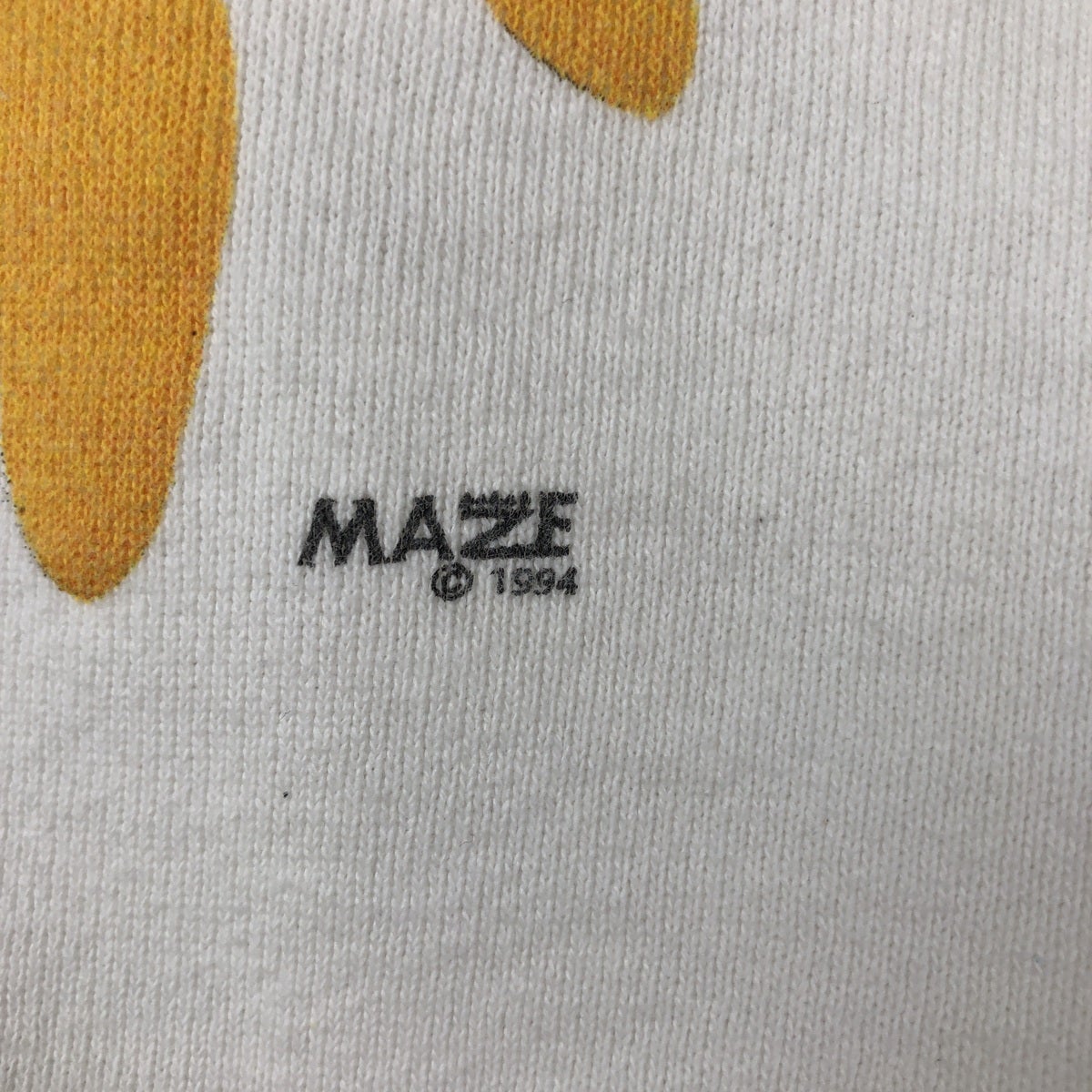 古着 90年代 MAZE 花柄 ひまわり柄 プリントスウェットシャツ