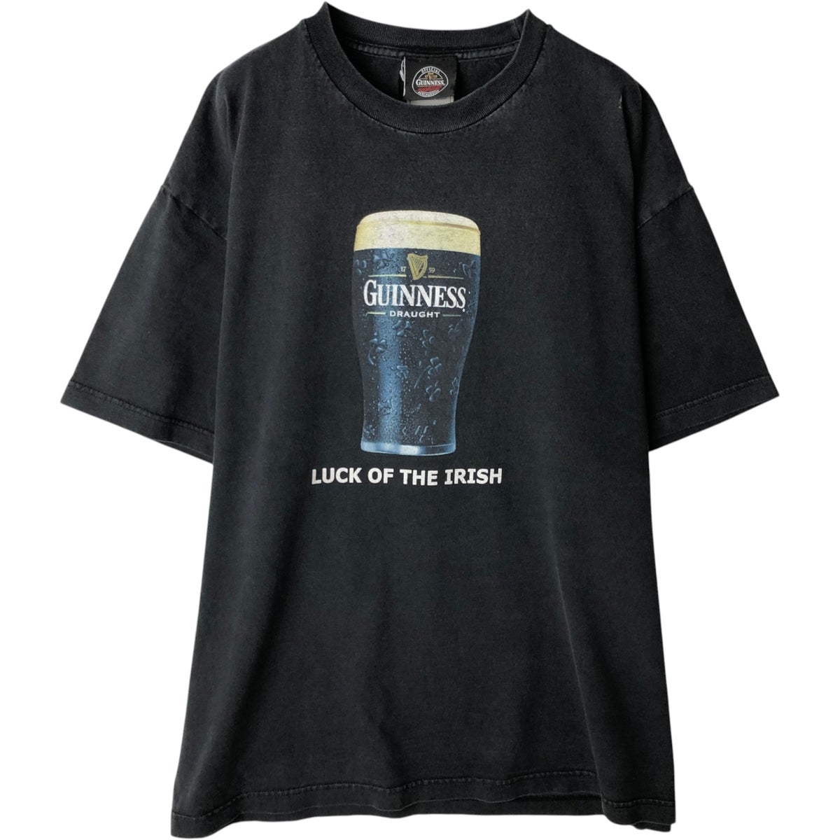 古着 GUINNESS ギネスビール アドバタイジングTシャツ メンズL相当