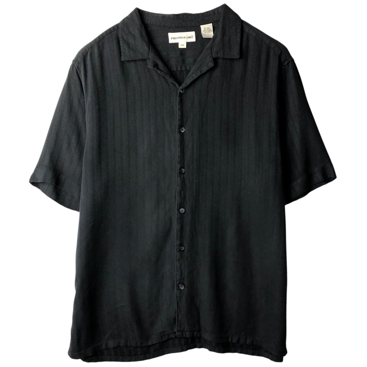 古着 50～60年代 Signature オープンカラー レーヨン ボウリングシャツ