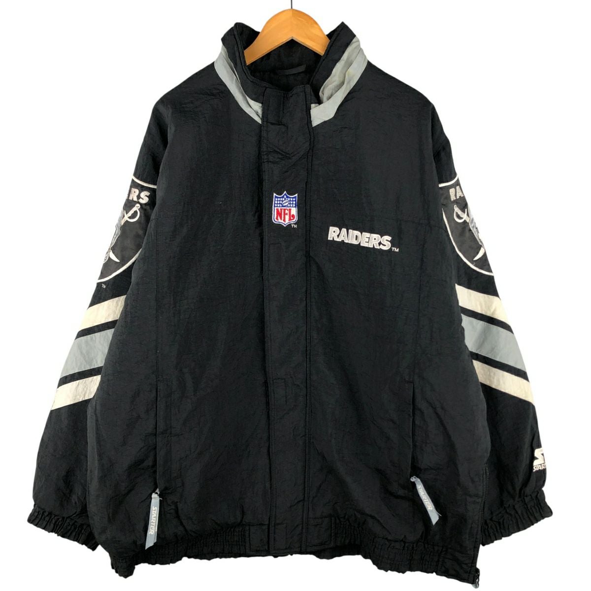 古着 90年代 スターター Starter PRO LINE NFL LAS VEGAS RAIDERS