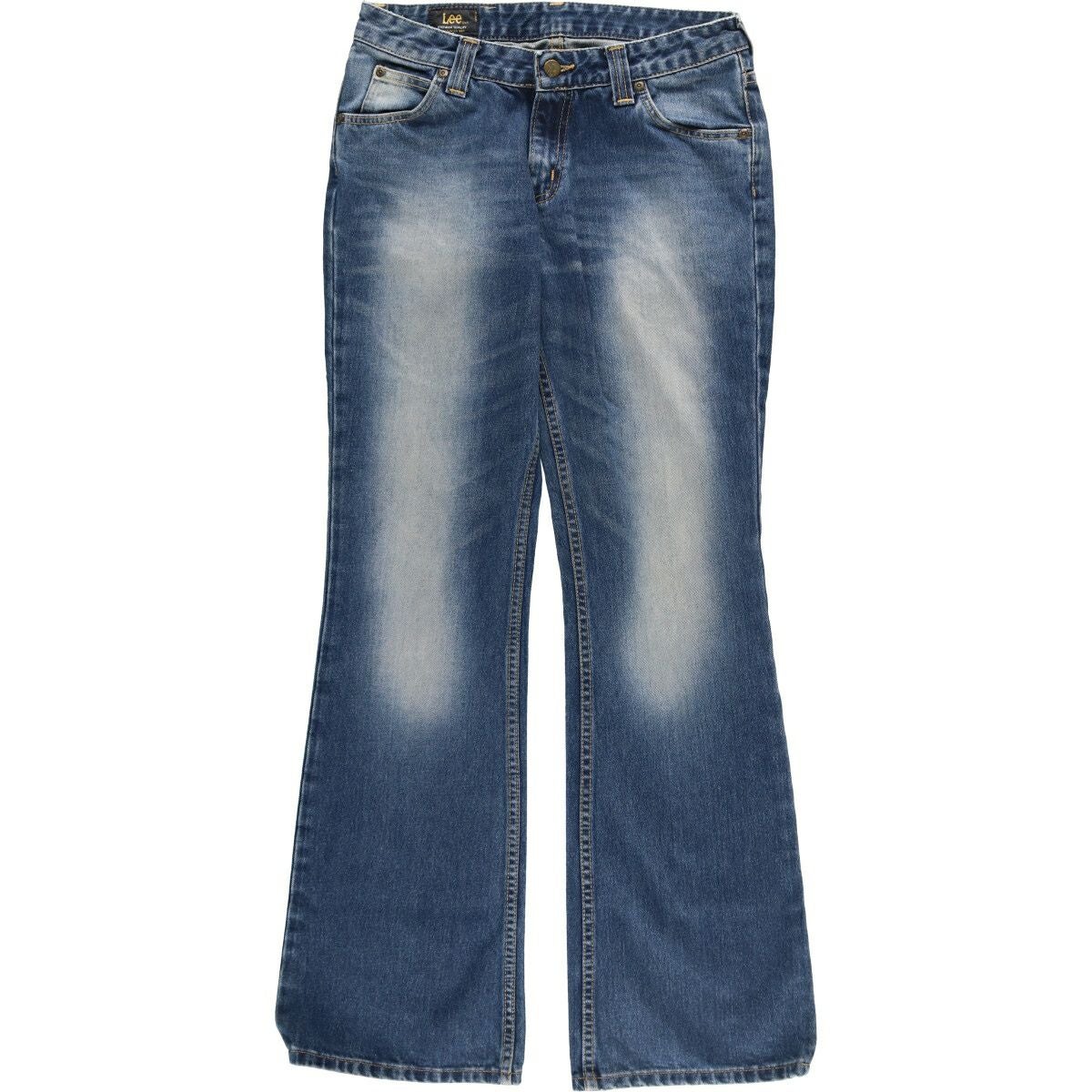 古着 90年代 リー Lee RIVETED デニム ペインターパンツ レディースL