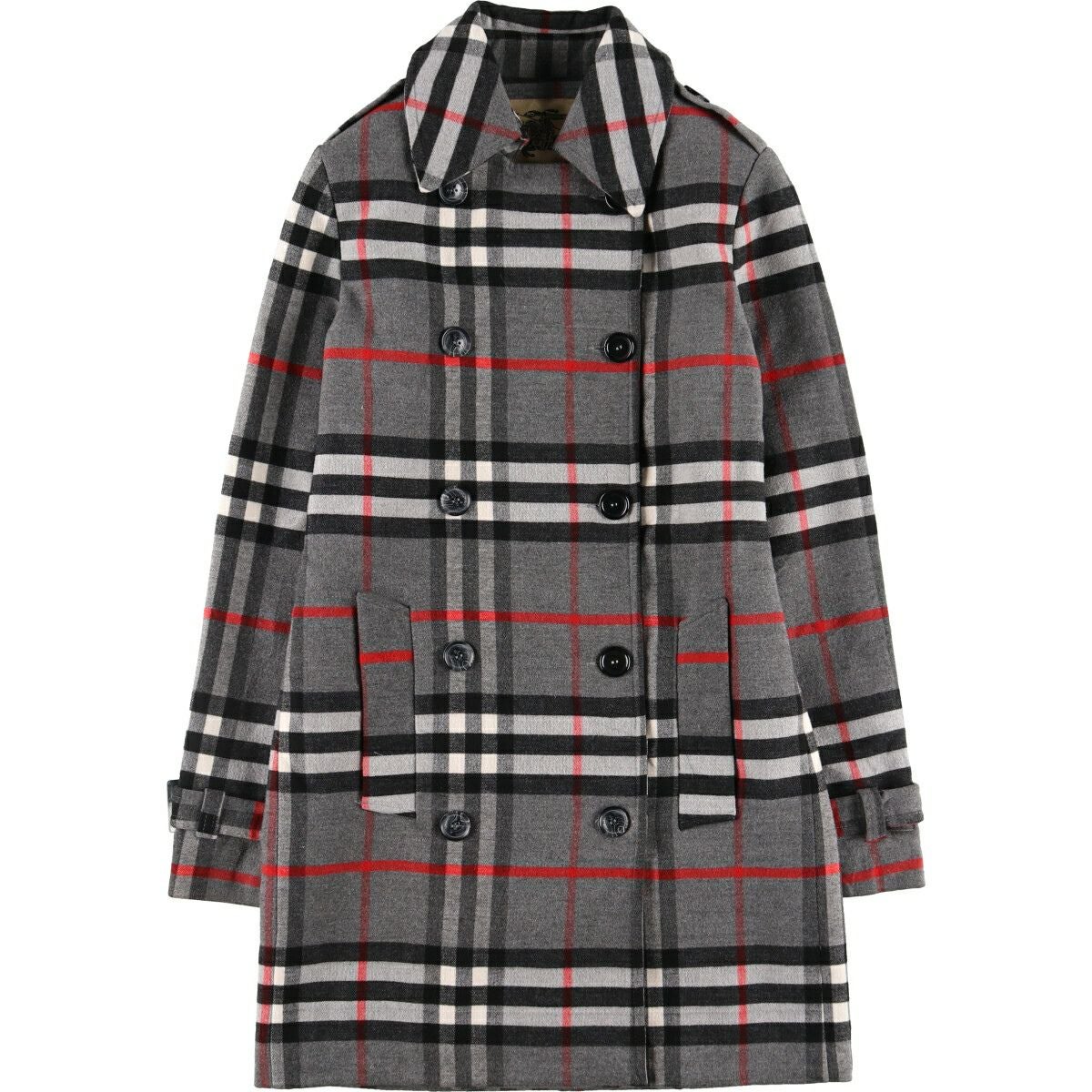 古着 バーバリー Burberrys LONDON チェック柄 ハーフコート