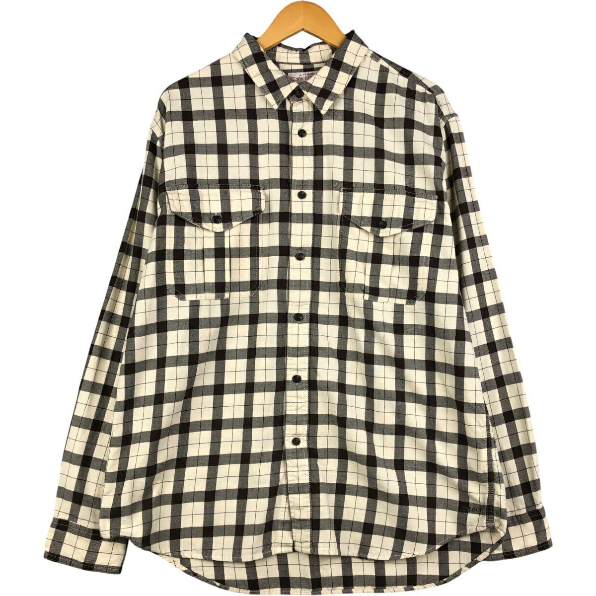 古着 フィルソン FILSON 長袖 フランネルチェックシャツ メンズXL相当