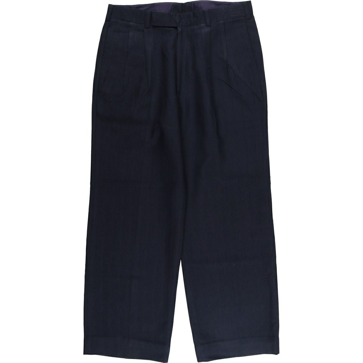 古着 ROUNDTREE＆YORKE ツータック スラックスパンツ メンズw33相当