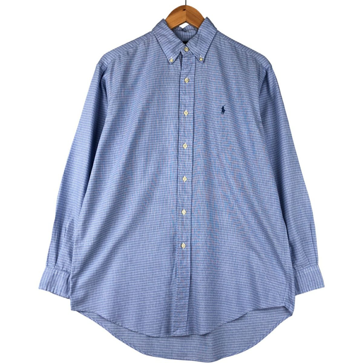 古着 ラルフローレン Ralph Lauren YARMOUTH ガンクラブチェック 長袖
