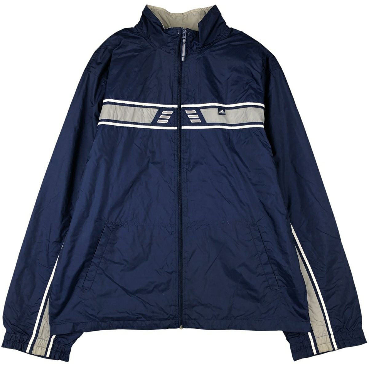 古着 00年代 アディダス adidas ナイロンジャケット メンズXL相当