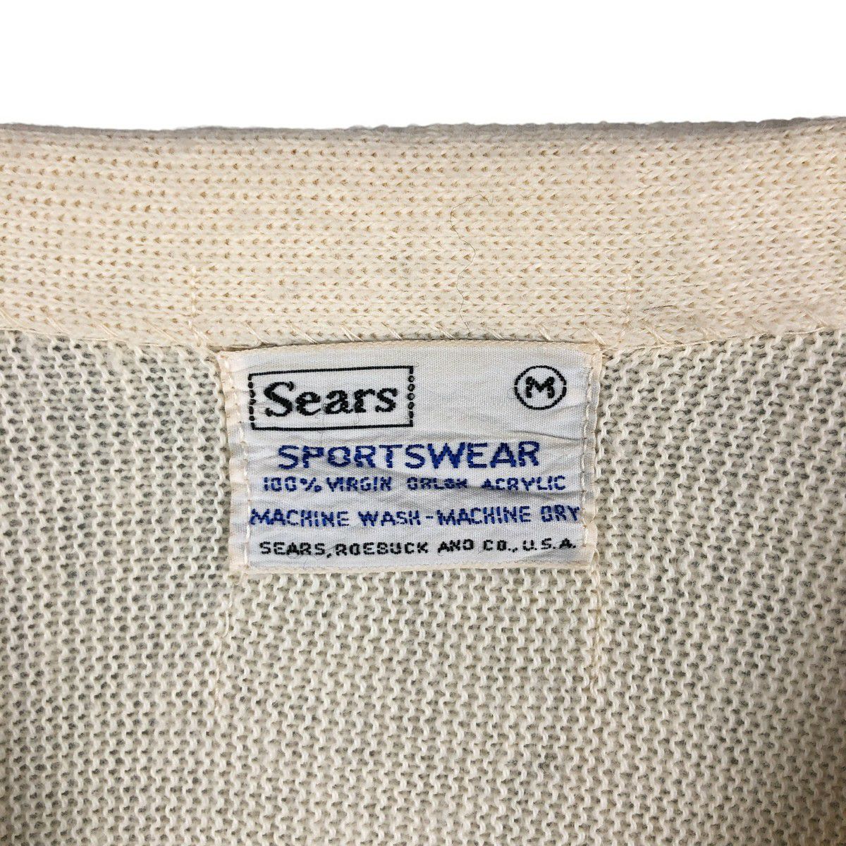 古着 60～70年代 シアーズ Sears SPORTSWEAR アクリルニット