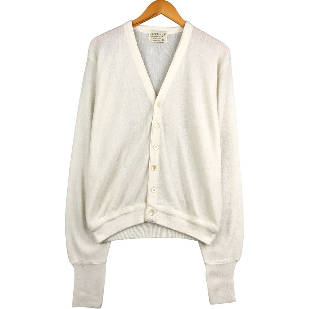 古着 60～70年代 CAMPUS ウールニットカーディガン USA製 メンズM相当