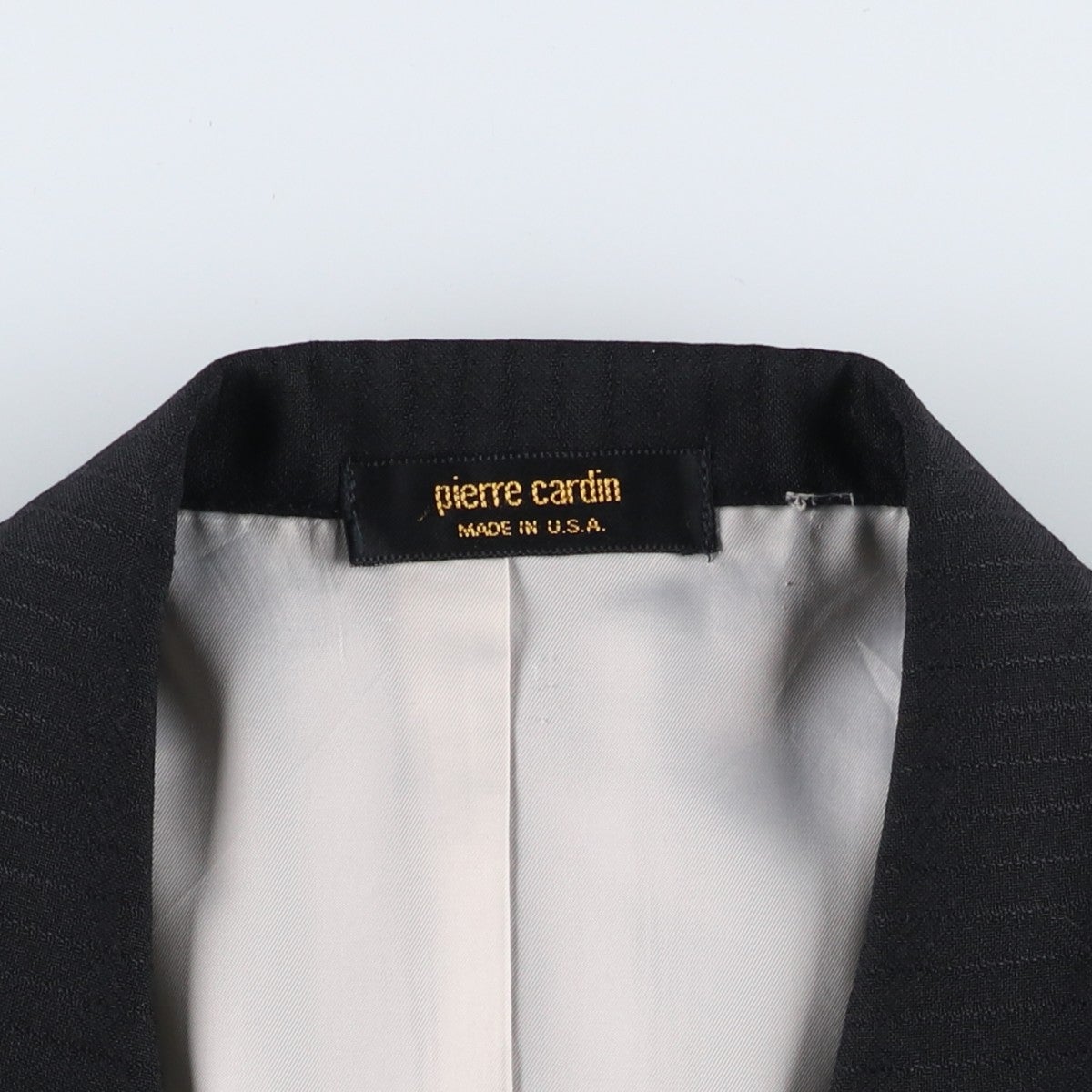 古着 ピエールカルダン Pierre Cardin ストライプ柄 テーラード