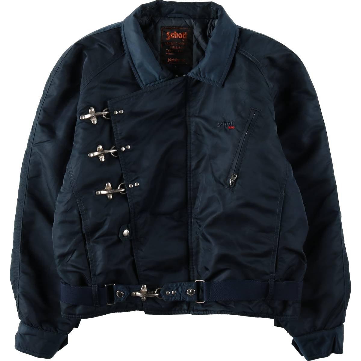 古着 90年代 ショット SCHOTT 中綿入り ファイヤーマンジャケット