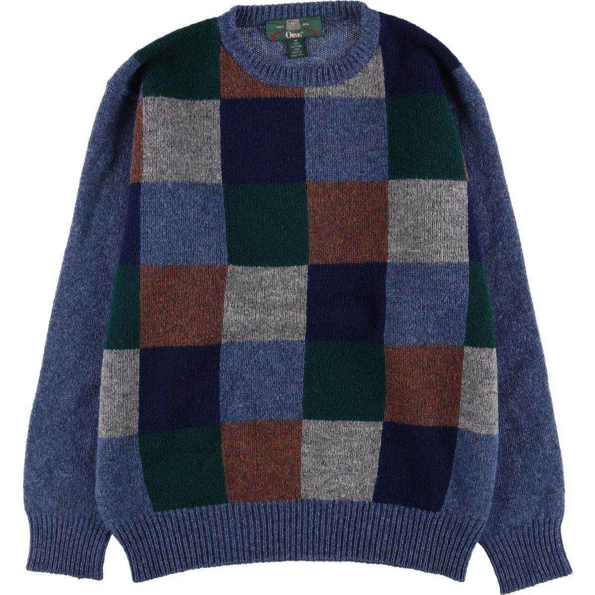 古着 90年代 オービス ORVIS フィッシャーマンアランニット