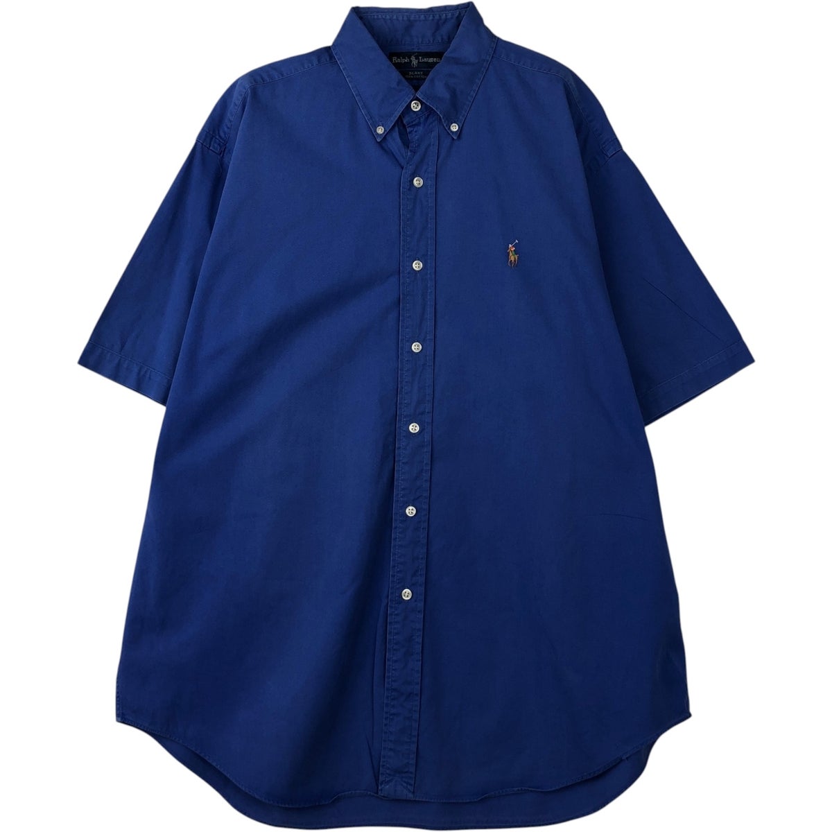 古着 ラルフローレン Ralph Lauren BLAIRE 半袖 ボタンダウンシャツ