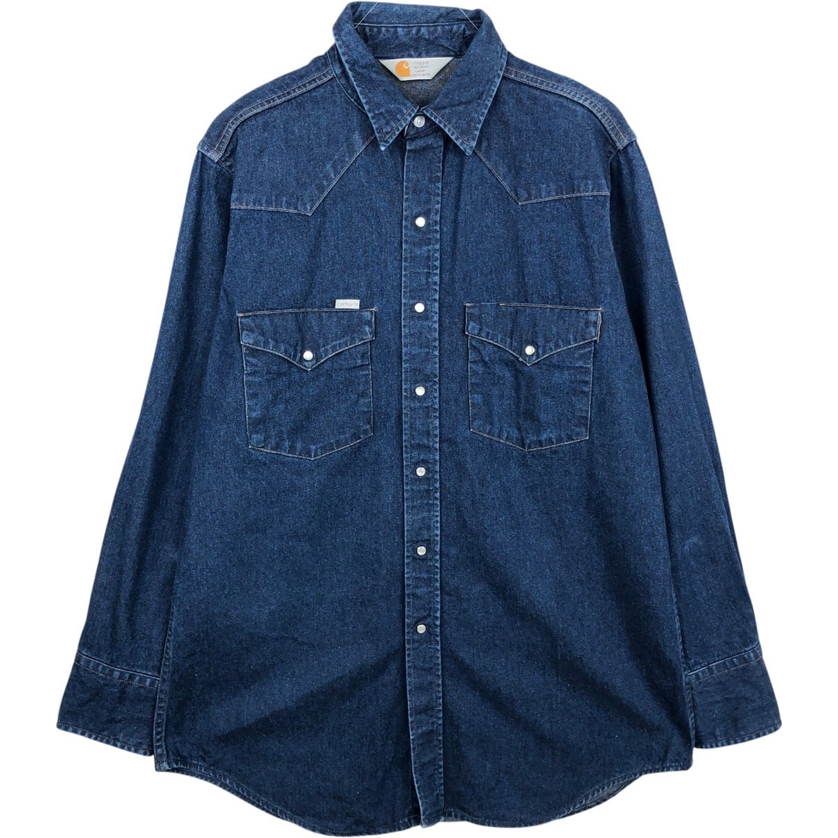 古着 カーハート Carhartt 長袖 ウエスタンシャツ USA製 メンズXL相当