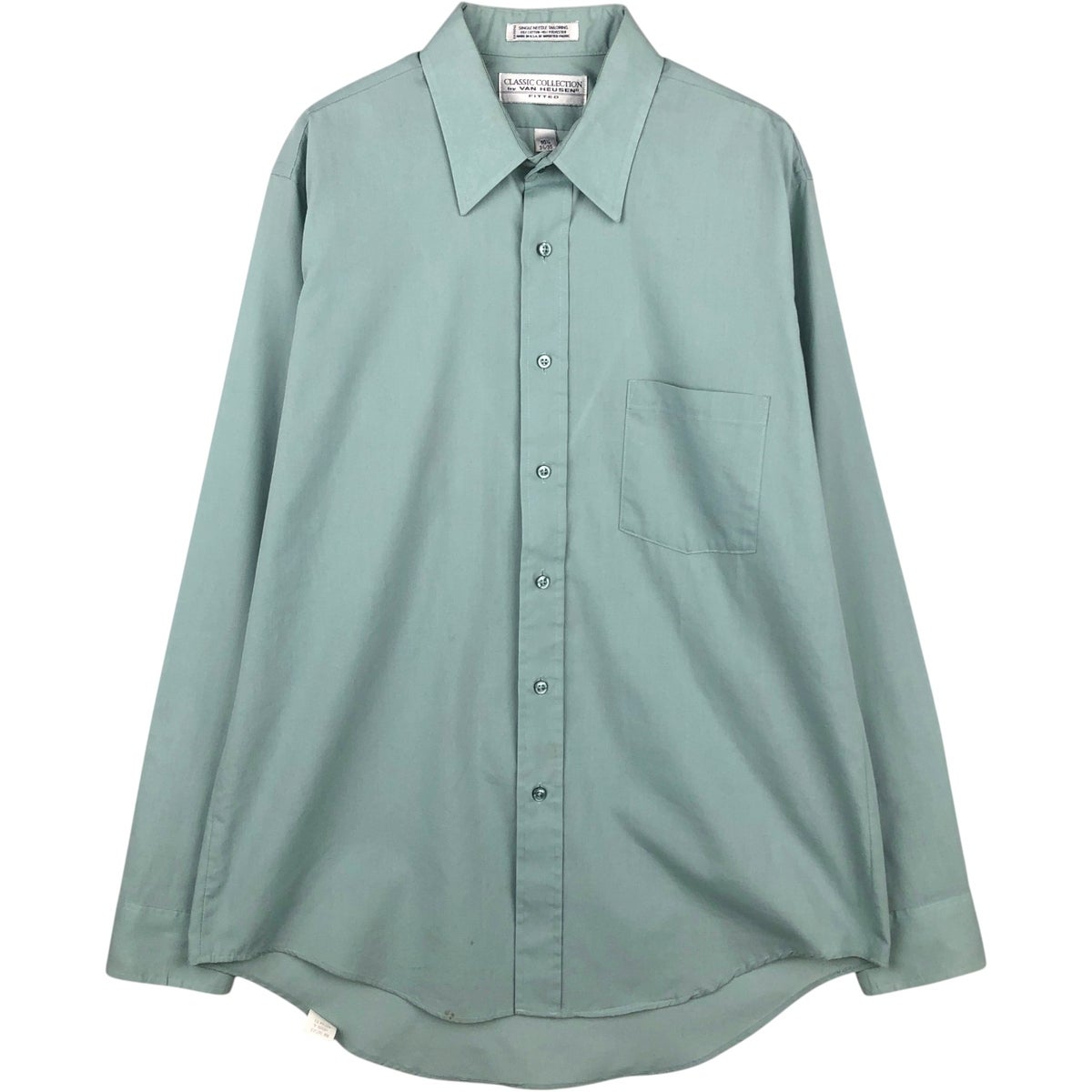 古着 90年代 ヴァンヒューゼン VAN HEUSEN CLASSIC COLLECTION 長袖