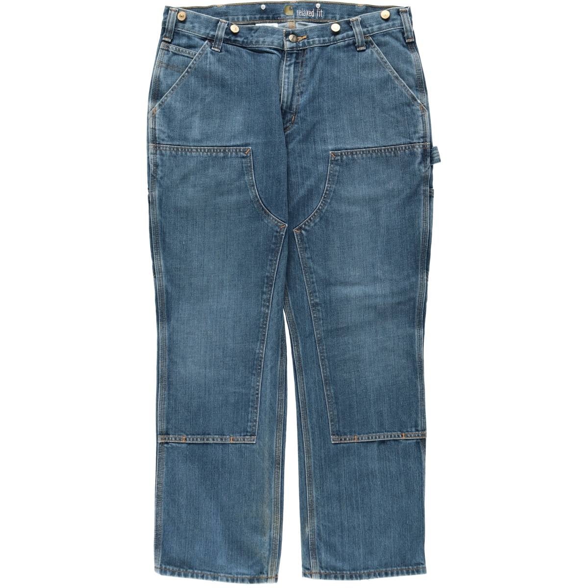 で*ー様 carhartt ダブルニー ワークパンツ 古着 古着 カーハート Carhartt RELAXED FIT ダブルニー ペインターパンツ