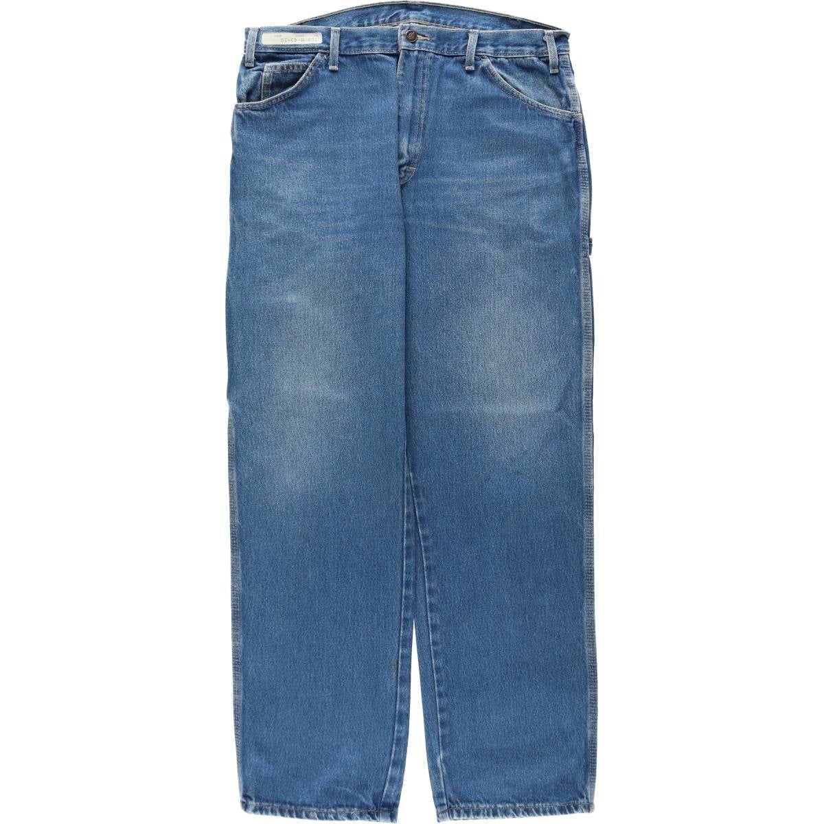 古着 ディッキーズ Dickies Relaxed Fit ダブルニー デニムペインター