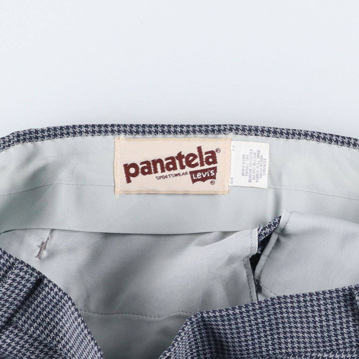 古着 70～80年代 リーバイス Levis PANATELA パナテラ 千鳥格子柄