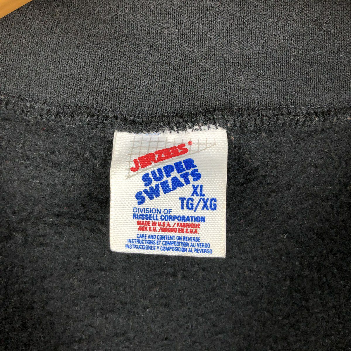 古着 80～90年代 ジャージーズ Jerzees SUPER SWEATS ハーフジップ
