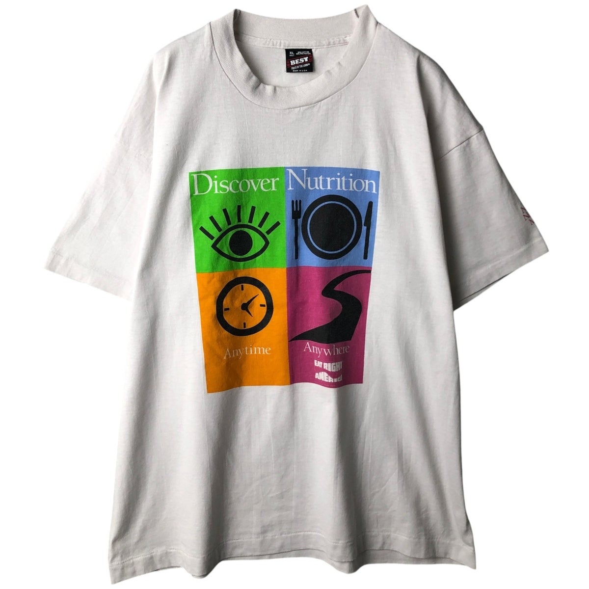 古着 90年代 フルーツオブザルーム FRUIT OF THE LOOM BEST プリントT