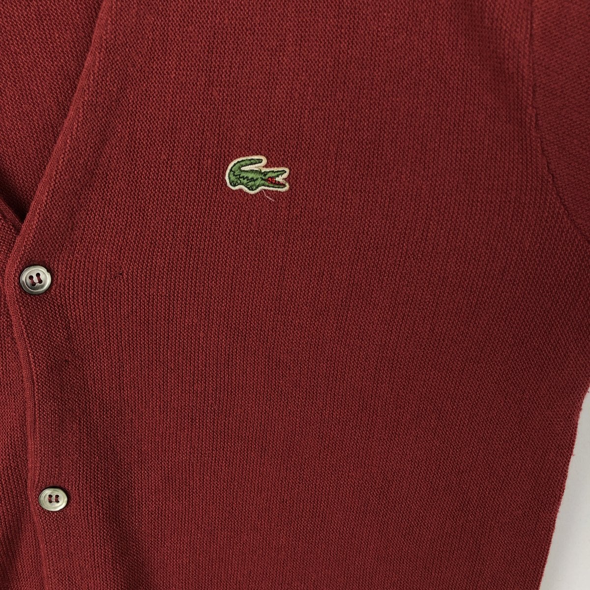 古着 80～90年代 ラコステ LACOSTE IZOD アクリルニットカーディガン