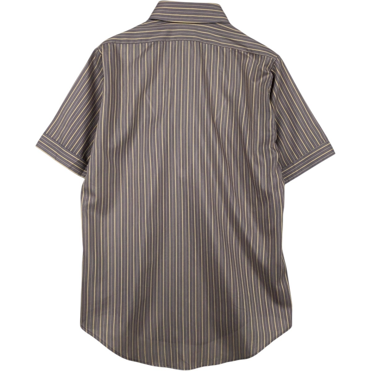 古着 70年代 ヴァンヒューゼン VAN HEUSEN ストライプ柄 半袖 ポリ