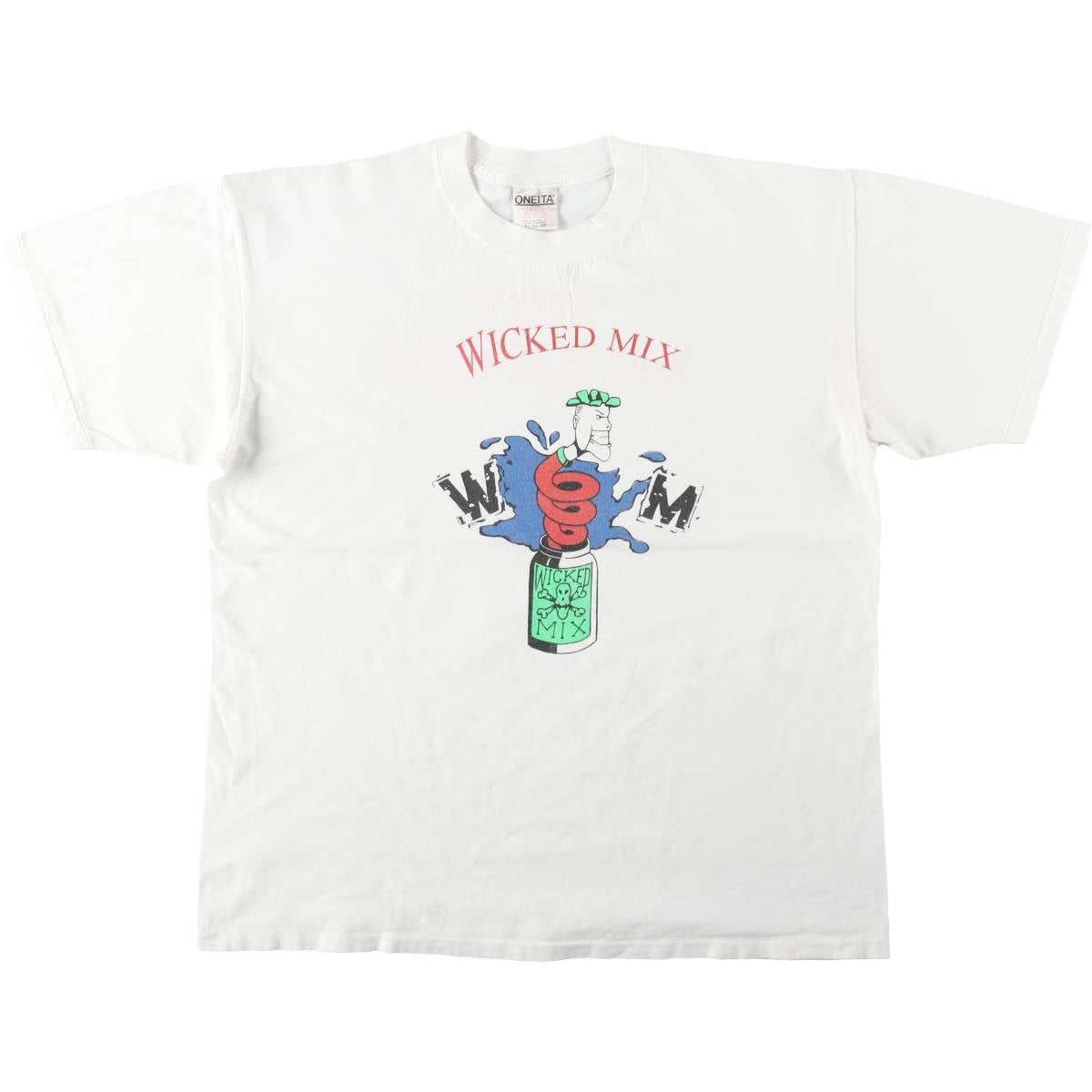 古着 90年代 オニータ ONEITA サメ柄 アニマルTシャツ メンズXL相当