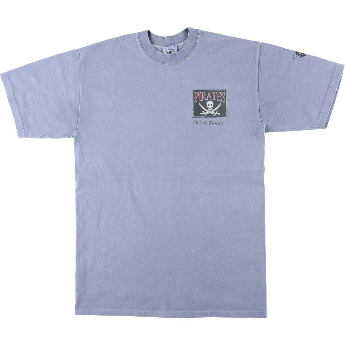 古着 00年代 COMFORT COLORS ドクロ柄 スカル柄 プリントTシャツ