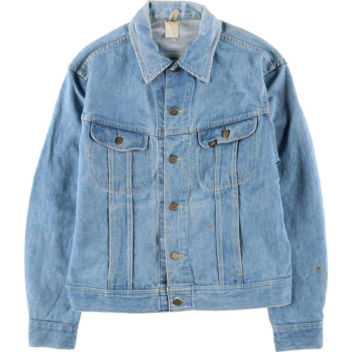 古着 80年代 リー Lee デニムジャケット Gジャン カナダ製 メンズXL