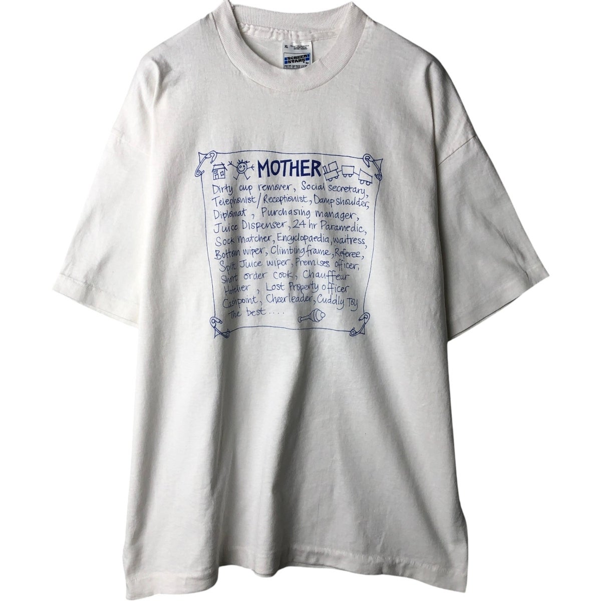 古着 90年代 フルーツオブザルーム FRUIT OF THE LOOM SCREEN STARS