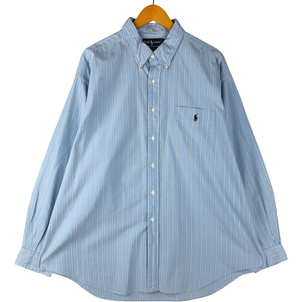 古着 ラルフローレン Ralph Lauren BLAKE マルチストライプ 長袖