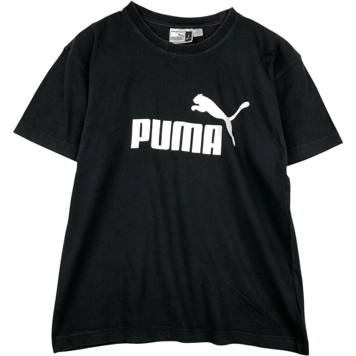 古着 90～00年代 プーマ PUMA ツートン ロゴTシャツ メンズM相当