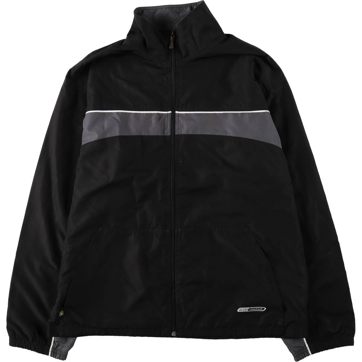古着 90年代 リーボック Reebok 総柄 ウインドブレーカー メンズXL相当