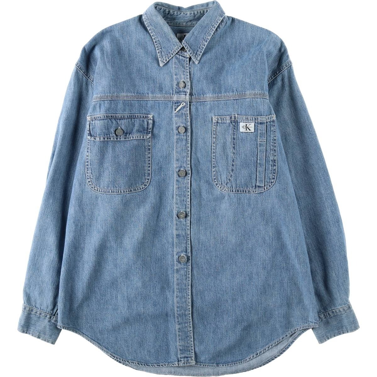 古着 カルバンクライン Calvin klein コットンニットハーフジップ