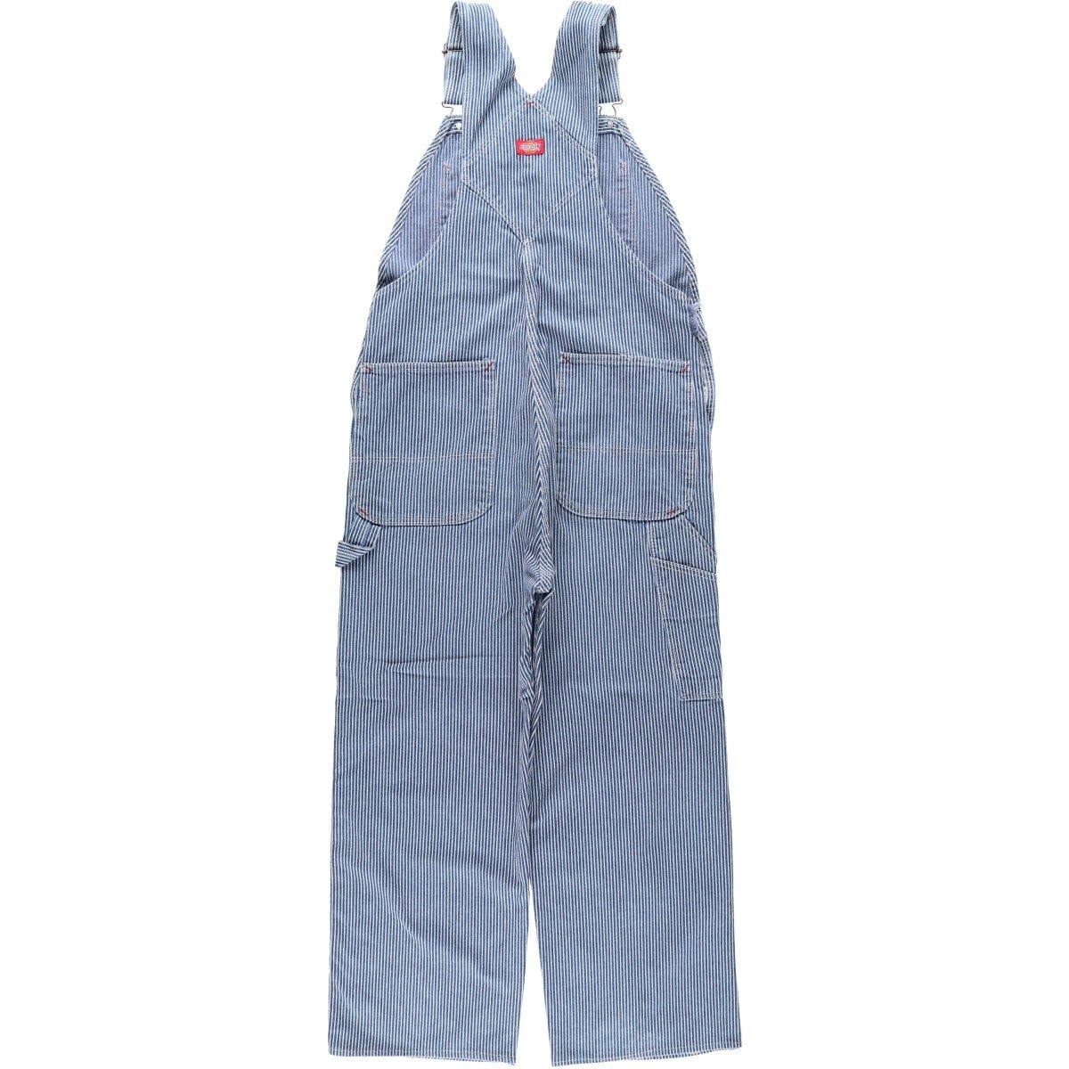 古着 ディッキーズ Dickies ヒッコリーストライプ オーバーオール USA