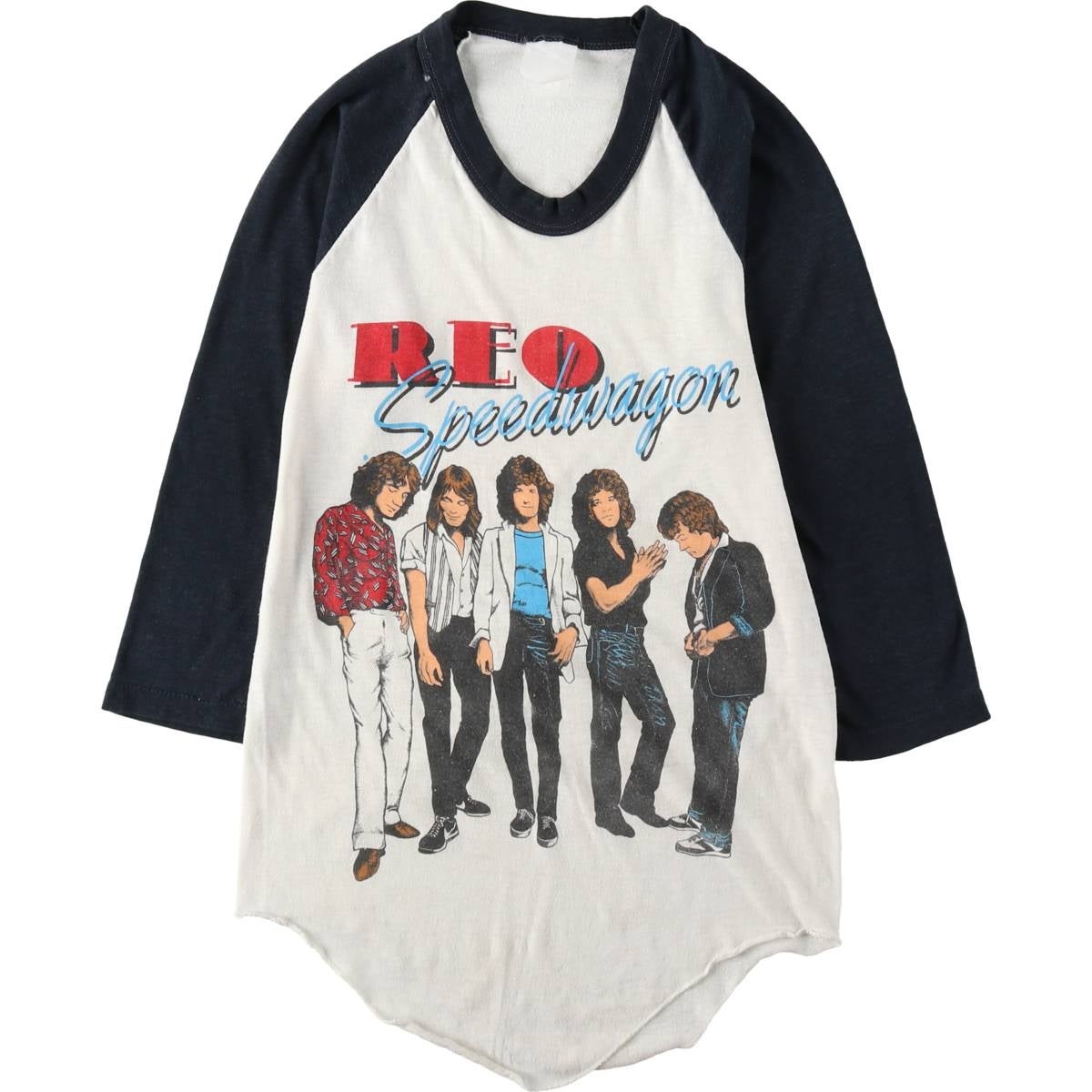 古着 Studio Gem 星条旗柄 オールオーバープリント ラインストーン付き 七分袖 ロングTシャツ ロンT USA製 レディースL相当/eaa635550 古着 Studio Gem 星条旗柄 オールオーバープリント ラインストーン付き