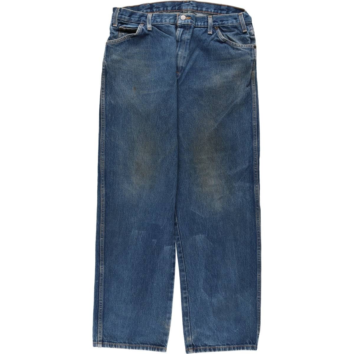 古着 ディッキーズ Dickies テーパードデニムパンツ メンズw34相当