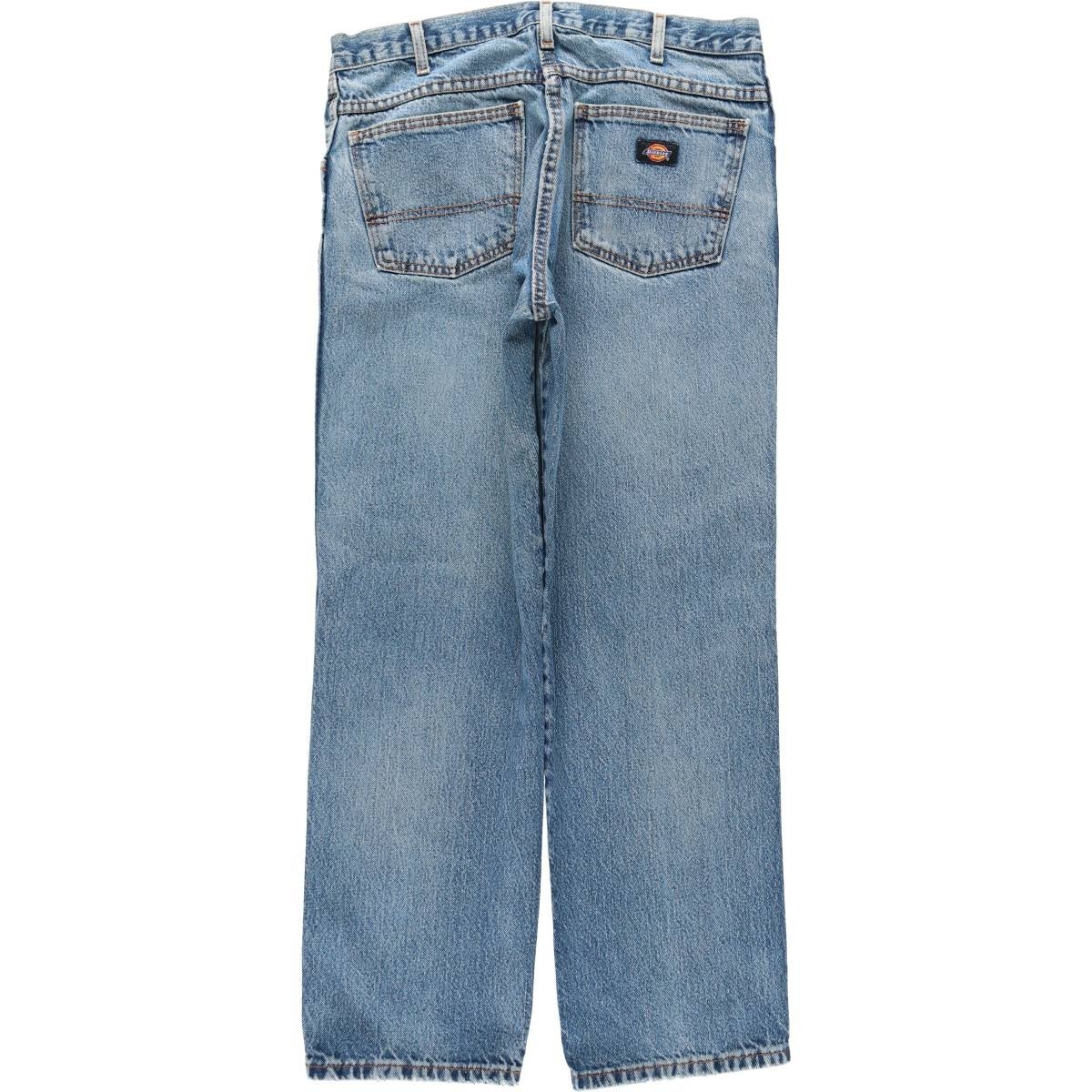 古着 ディッキーズ Dickies ストレートデニムパンツ メンズw34相当/eaa640452 古着 ディッキーズ Dickies ストレートデニムパンツ メンズw34相当