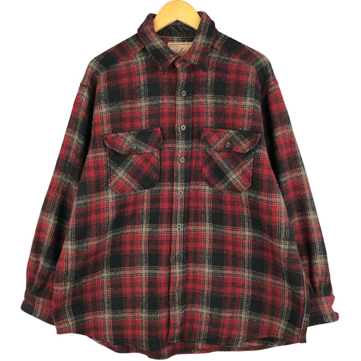 古着 00年代 ウールリッチ WOOLRICH チェック柄 中綿入り ウール