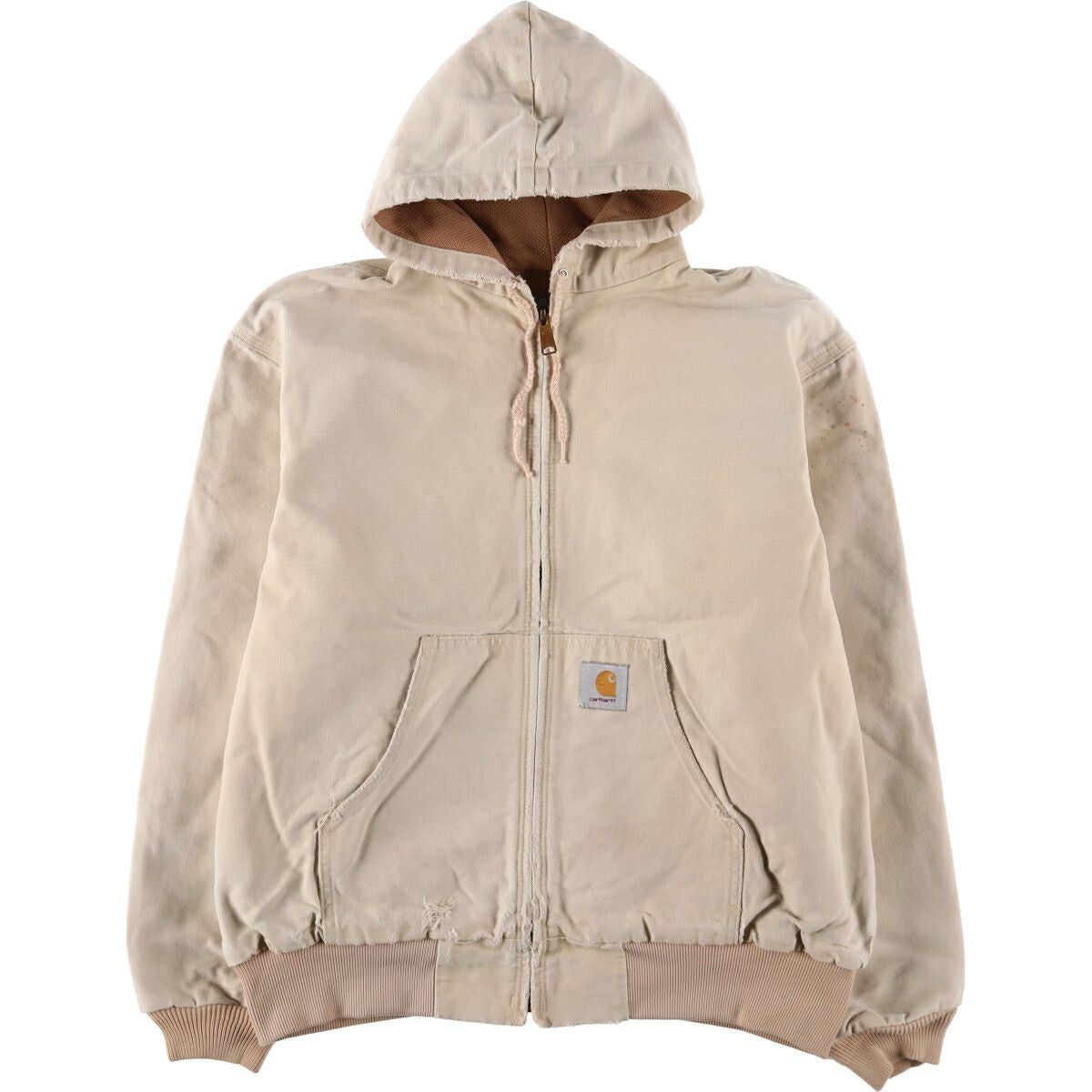 古着 カーハート Carhartt クラシックベスト ペイント 中綿入り ダック