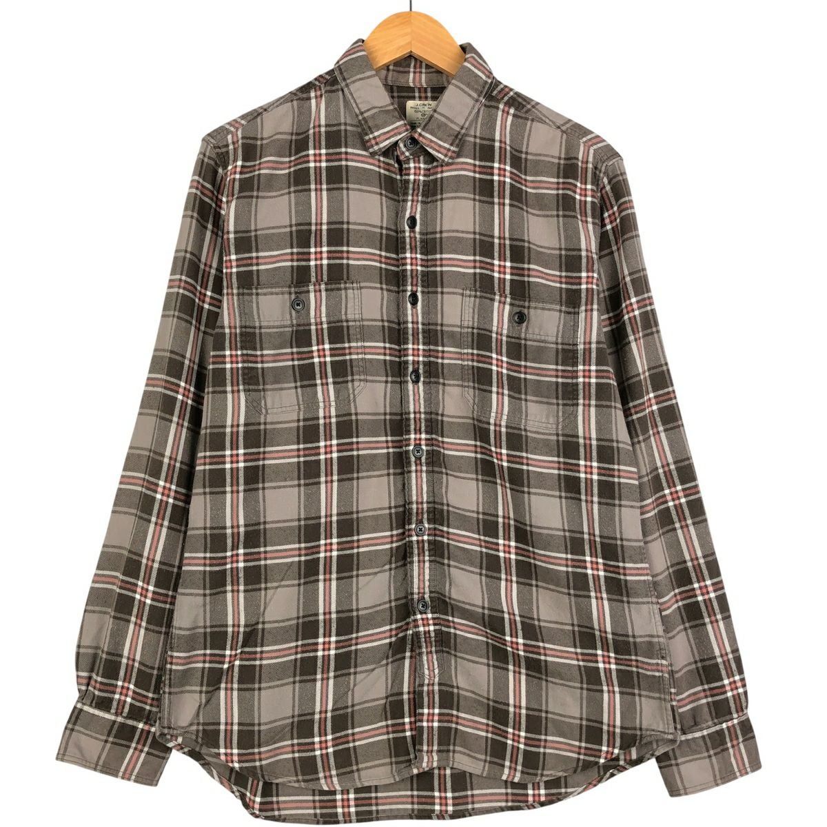 古着 90年代 ジェイクルー J.Crew 巨人タグ 長袖 ボタンダウンシャツ