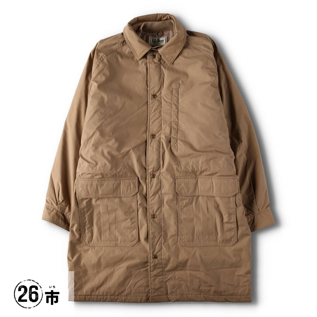 古着 80年代 エルエルビーン L.L.Bean STORM COAT ストームコート 中綿