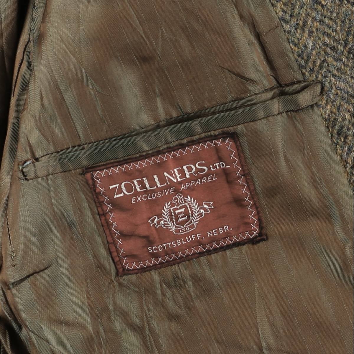 古着 70年代 Harris Tweed ハリスツイード ウールロングコート