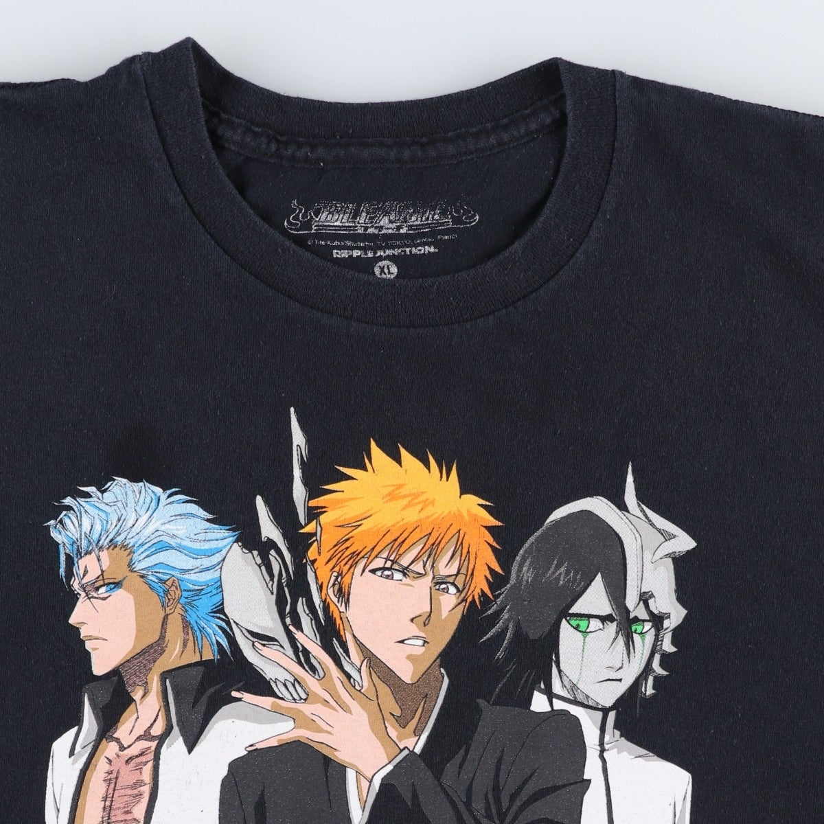 新品 BLEACH Tシャツ ブリーチ アニメ マンガ 漫画 古着 ヴィンテージ 古着 BLEACH ブリーチ アニメ キャラクタープリントTシャツ メンズXL