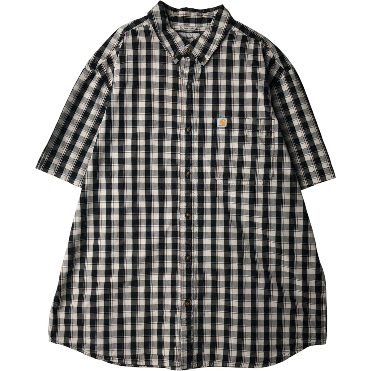 古着 カーハート Carhartt RELAXED FIT チェック柄 ボタンダウン