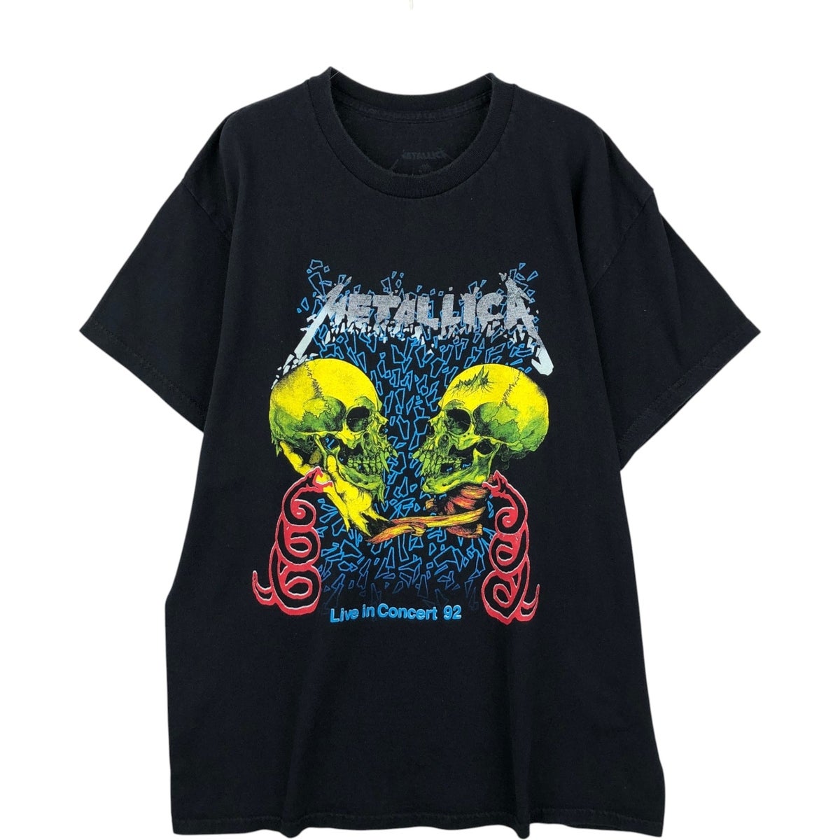 古着 Metallica メタリカ ドクロ柄 スカル柄 バンドTシャツ バンT
